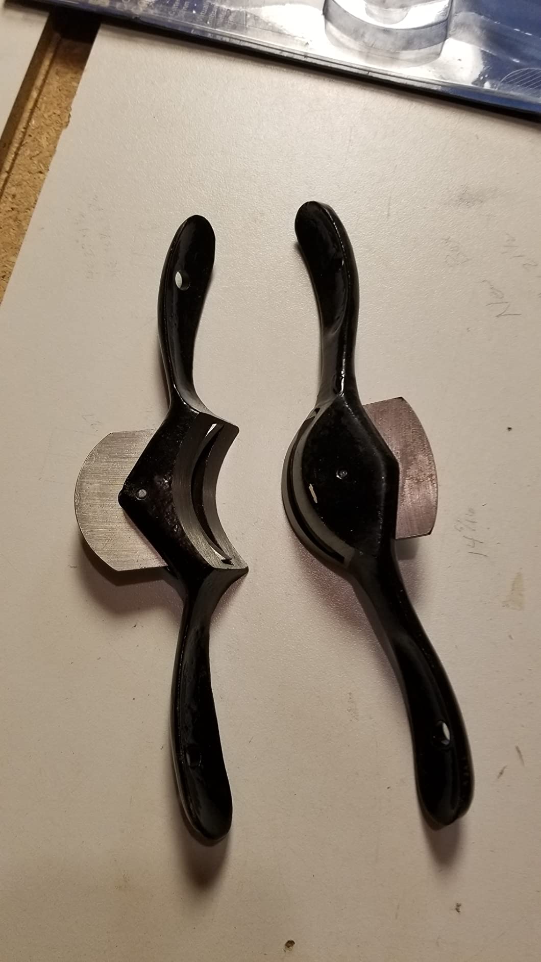 Faithfull FAISSTWIN Spokeshave Twin Pack Concave and Convex, Black|grey|blue customer photo 2