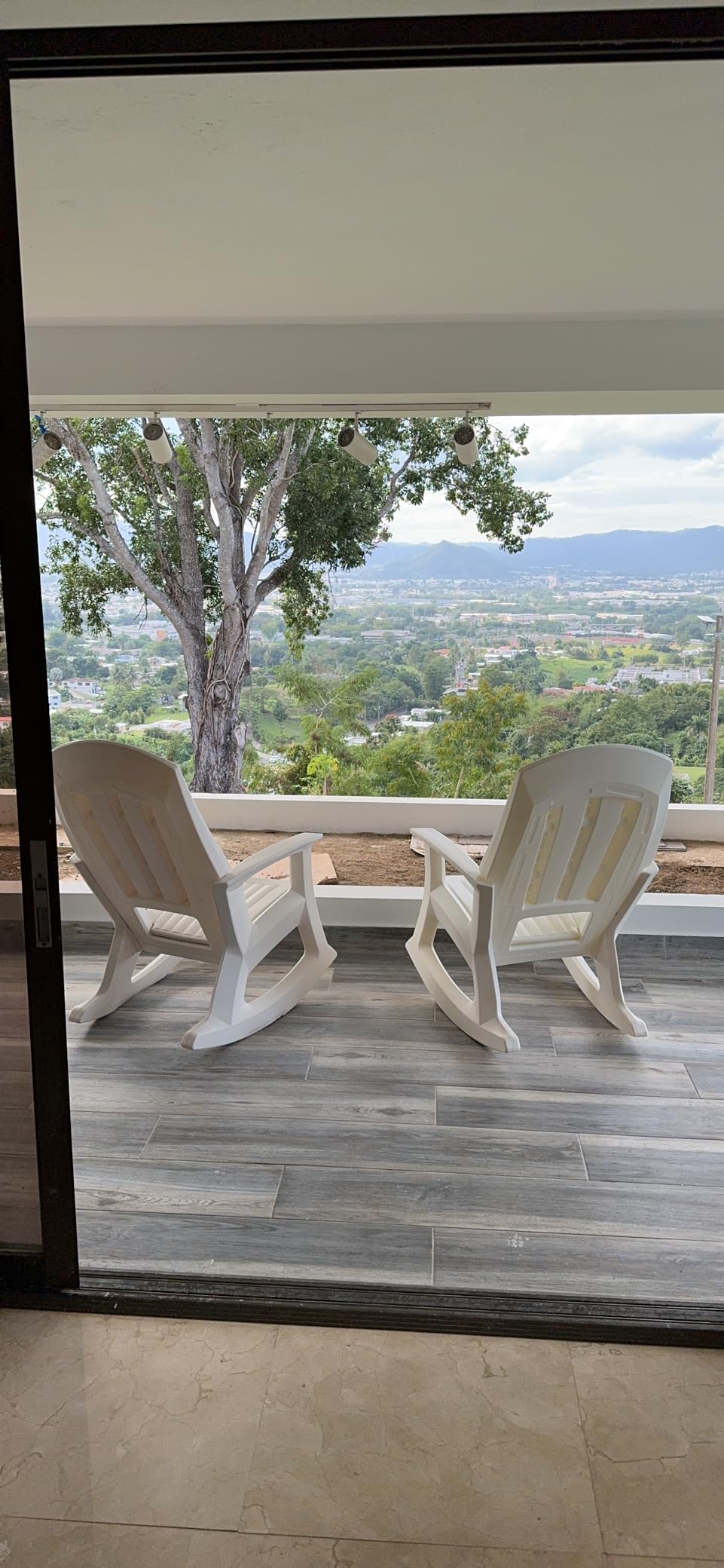 Semco Rockaway Heavy Duty All Weather Patio or Deck Rocking Chair, Taupe customer photo 2