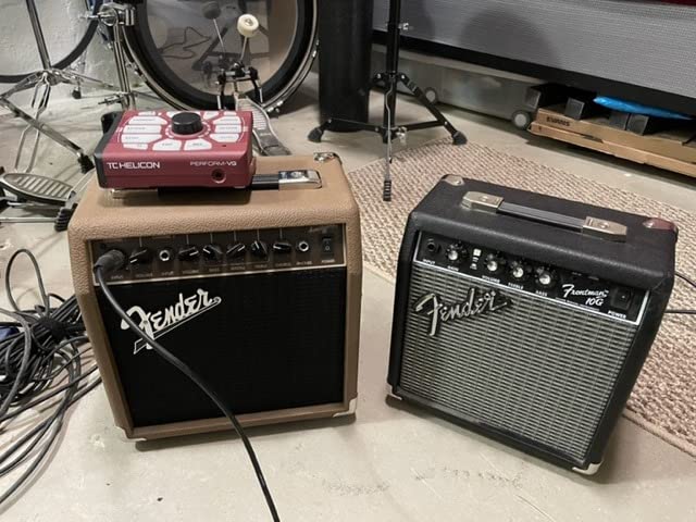 Fender Acoustasonic 15 Acoustic Guitar Amplifier, 15W Portable Combo Amp customer photo 1