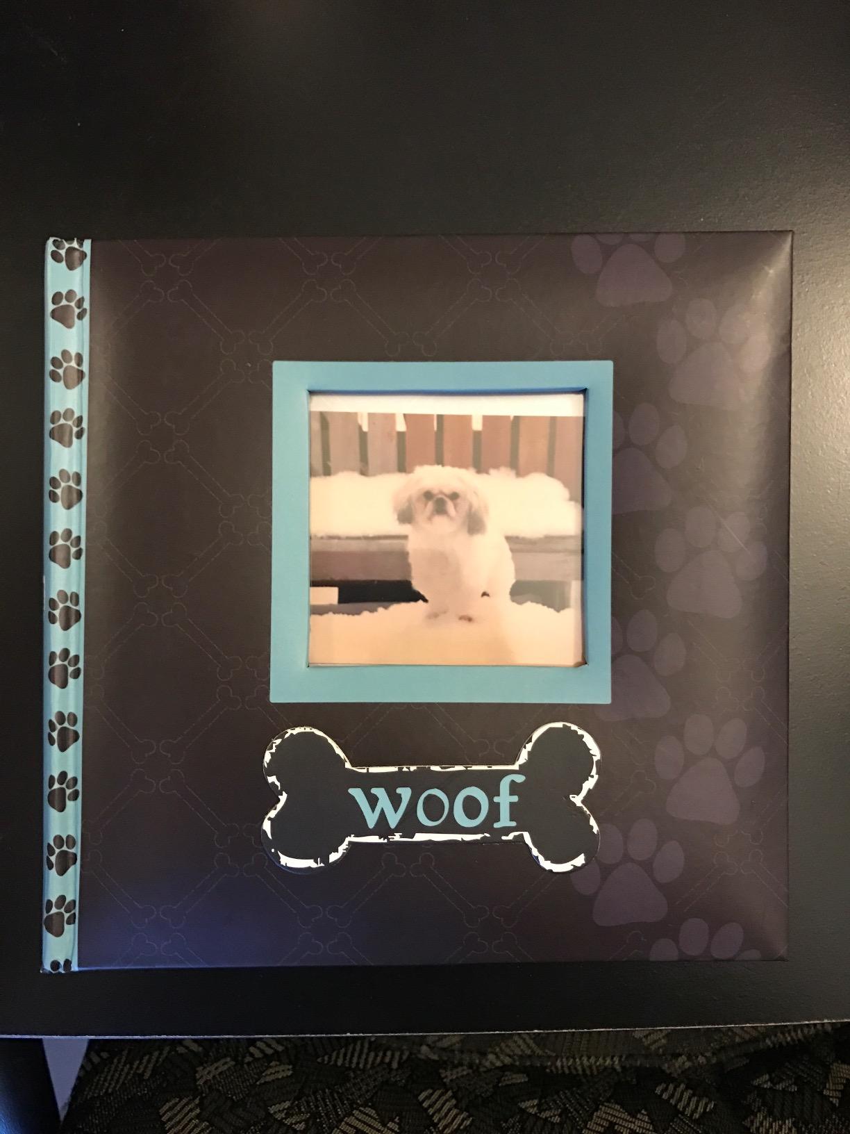 Malden International Designs Woof Photo Album, 80-4x6, Blue customer photo 2