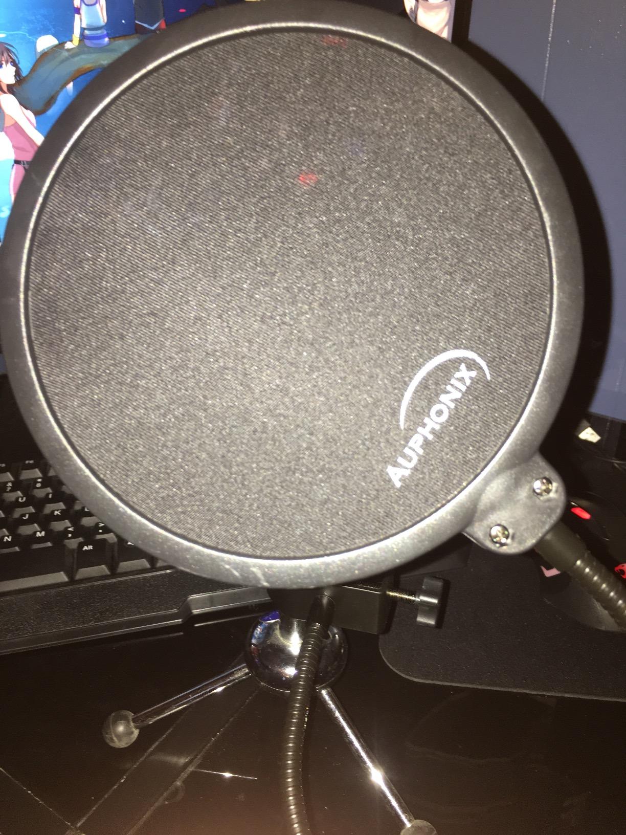 Pop Filter for Mic - 6-inch Diameter, Dual Layered Microphone Pop Screen for Studio Recording, Podcasts and Streaming - MPF-1 customer photo 2
