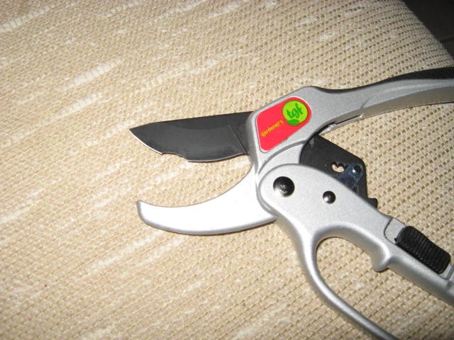 The Gardener's Friend Heavy Duty Ratchet Pruning Shears, Anvil customer photo 2