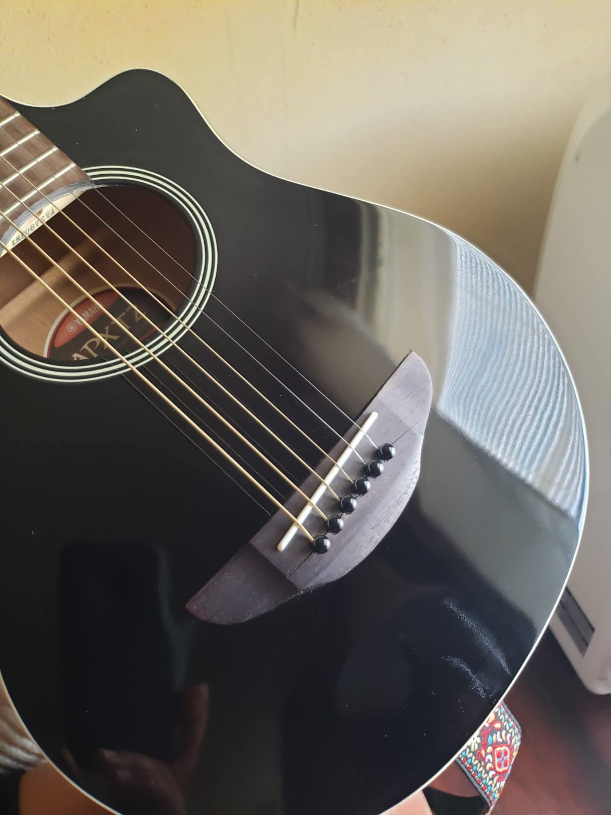 Yamaha APXT2 3/4-Size Acoustic-Electric Guitar with Gig Bag - Old Violin Sunburst customer photo 1