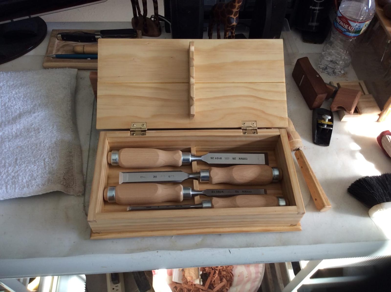 Narex Bevel Edge Chisel Set with Wooden Handles, Set of 4 pcs customer photo 2