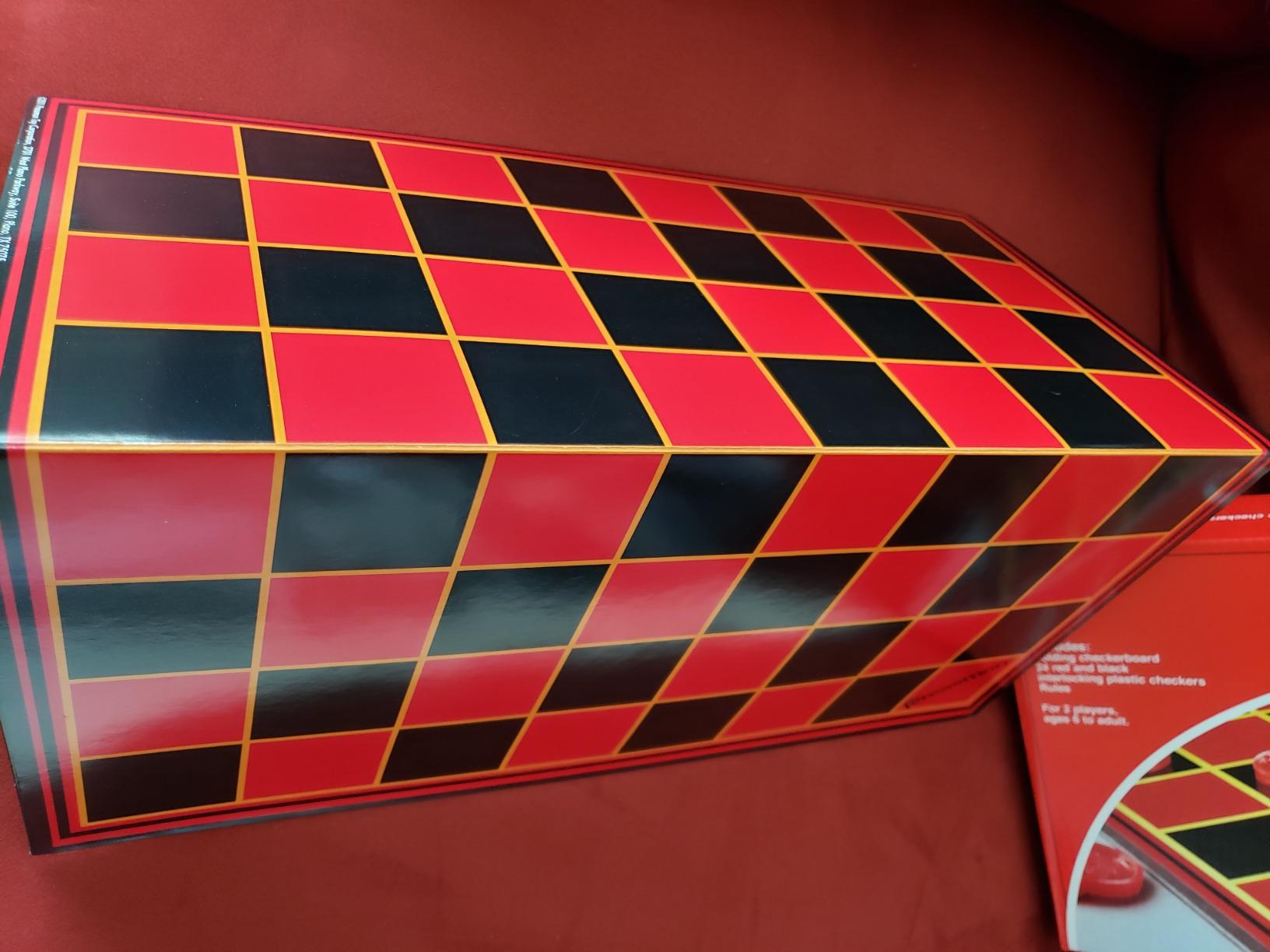 Pressman Checkers -- Classic Game With Folding Board and Interlocking Checkers, 2 Players customer photo 2