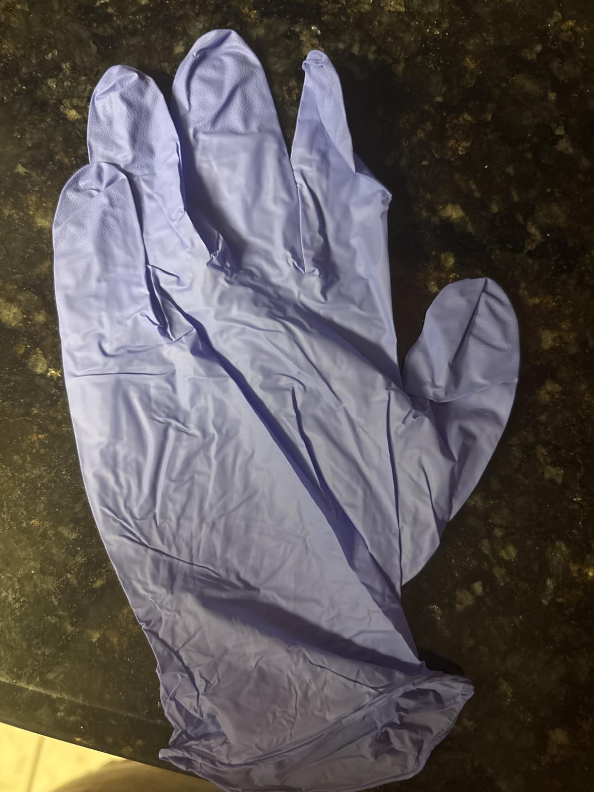 MedPride Powder-Free Nitrile Exam Gloves, Iris Blue, Medium, Box/100 customer photo 1