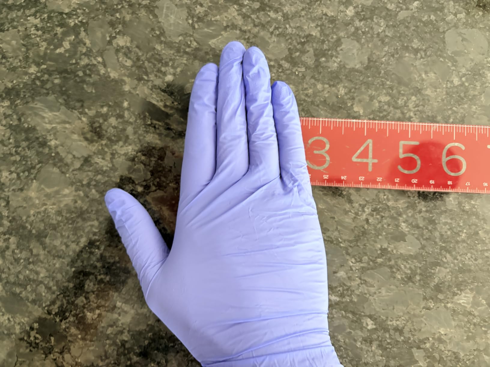 MedPride Powder-Free Nitrile Exam Gloves, Iris Blue, Medium, Box/100 customer photo 2