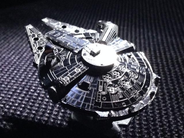 Metal Earth Star Wars Millennium Falcon 3D Metal Model Kit Fascinations customer photo 1