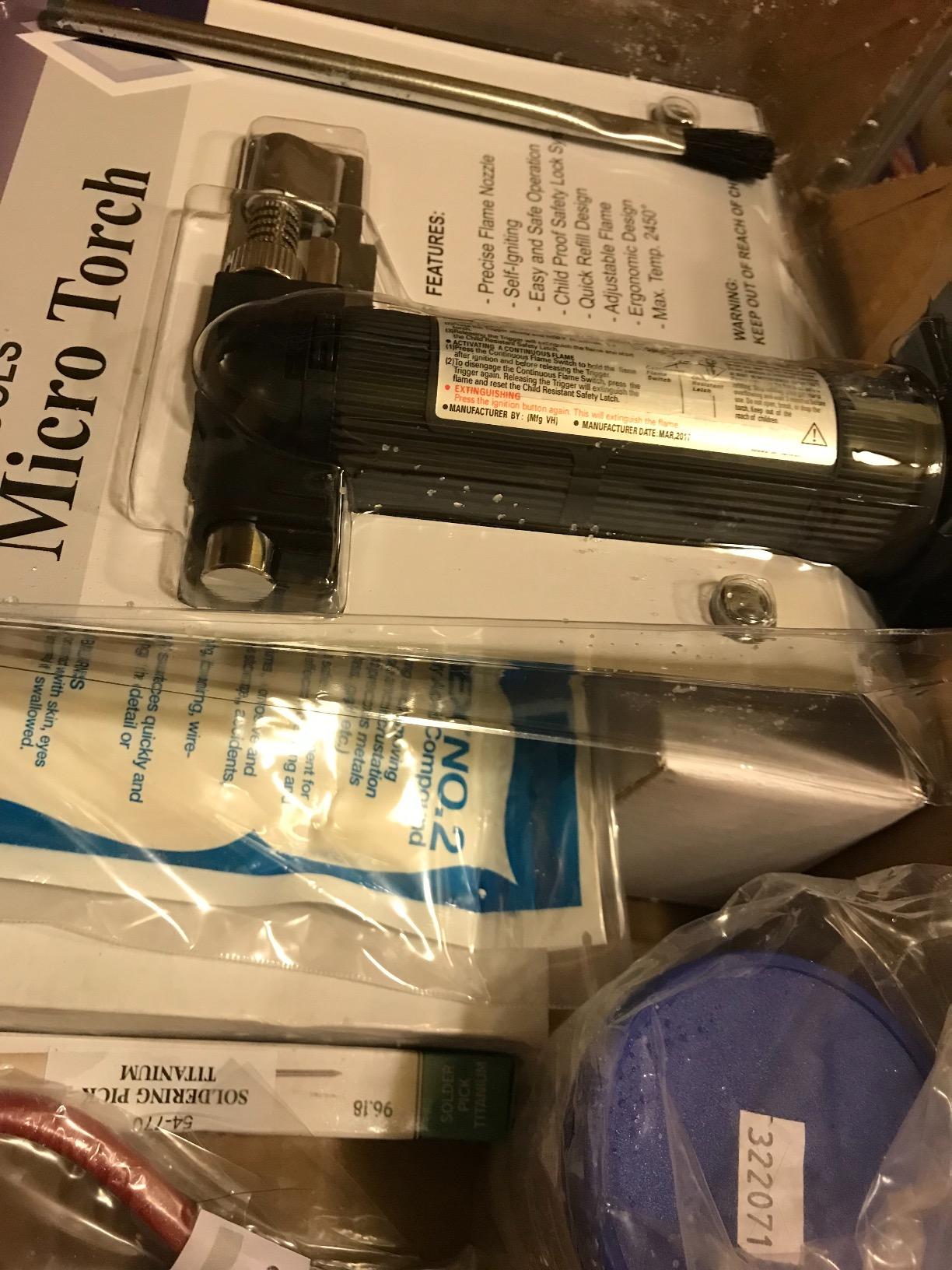 Standard Jewelry Soldering Kit with Silver Solder Wire Kit-1750 customer photo 2