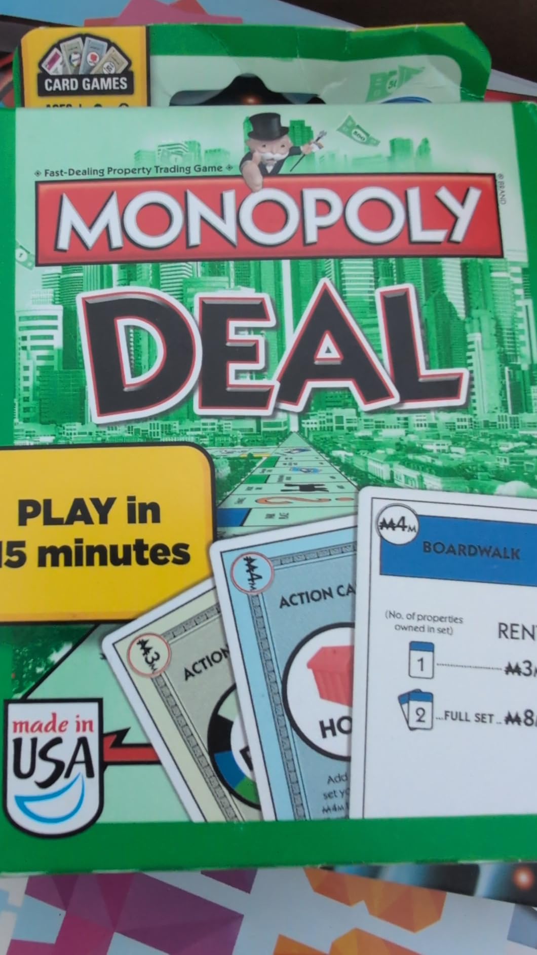 Monopoly Deal Card Game | Quick-Playing Card Game | Fun Games for Families and Kids | Ages 8 and Up | 2 to 5 Players | 15 Mins. | Travel Games customer photo 2