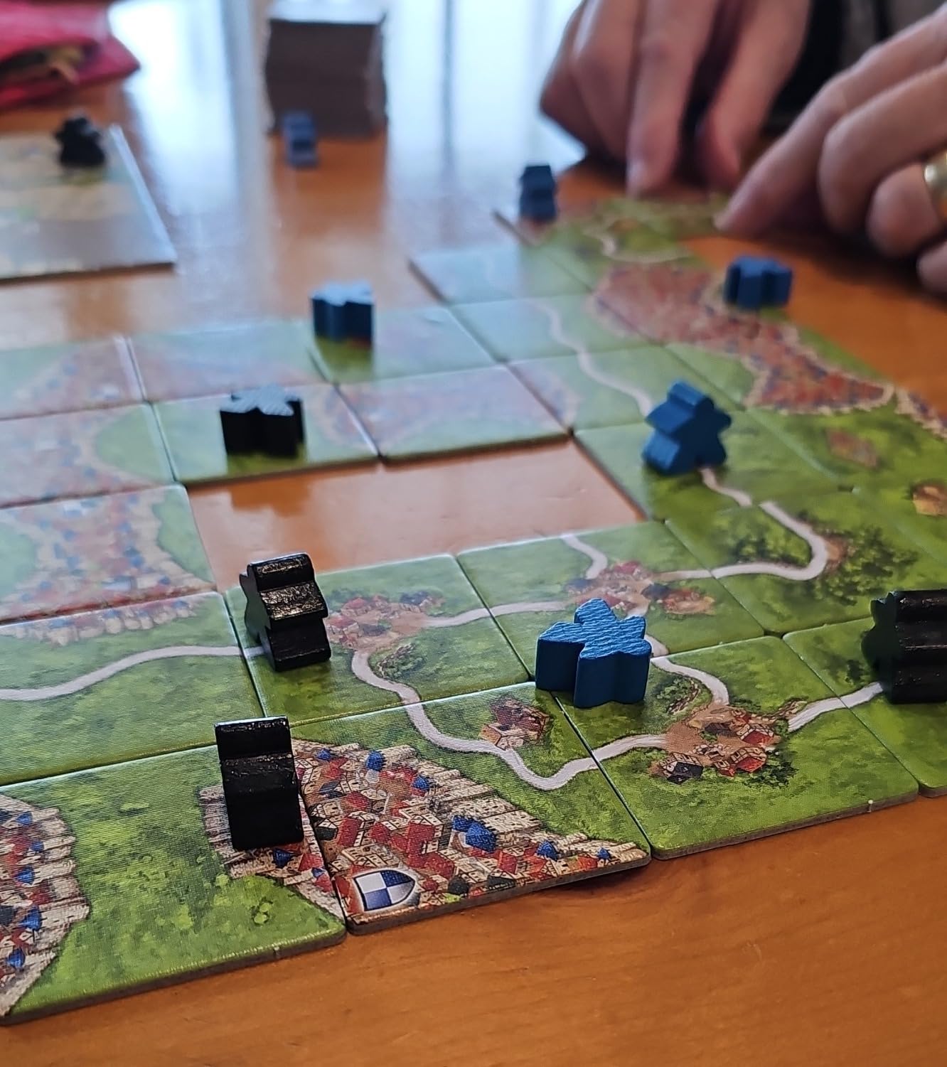 Carcassonne Tile Placement Strategy Board Game, 2-5 Players, 35 Min customer photo 1