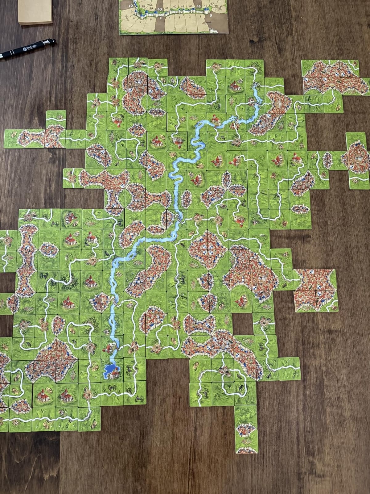 Carcassonne Tile Placement Strategy Board Game, 2-5 Players, 35 Min customer photo 2