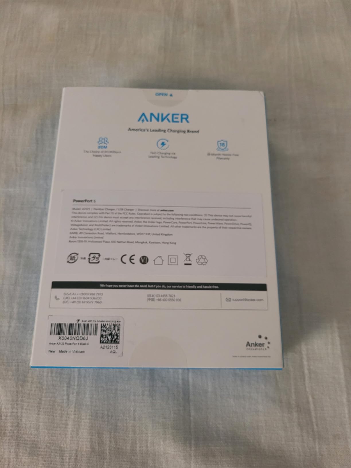 Anker Desktop Charger, 60W 6 Port USB Multiple Charging Hub customer photo 2
