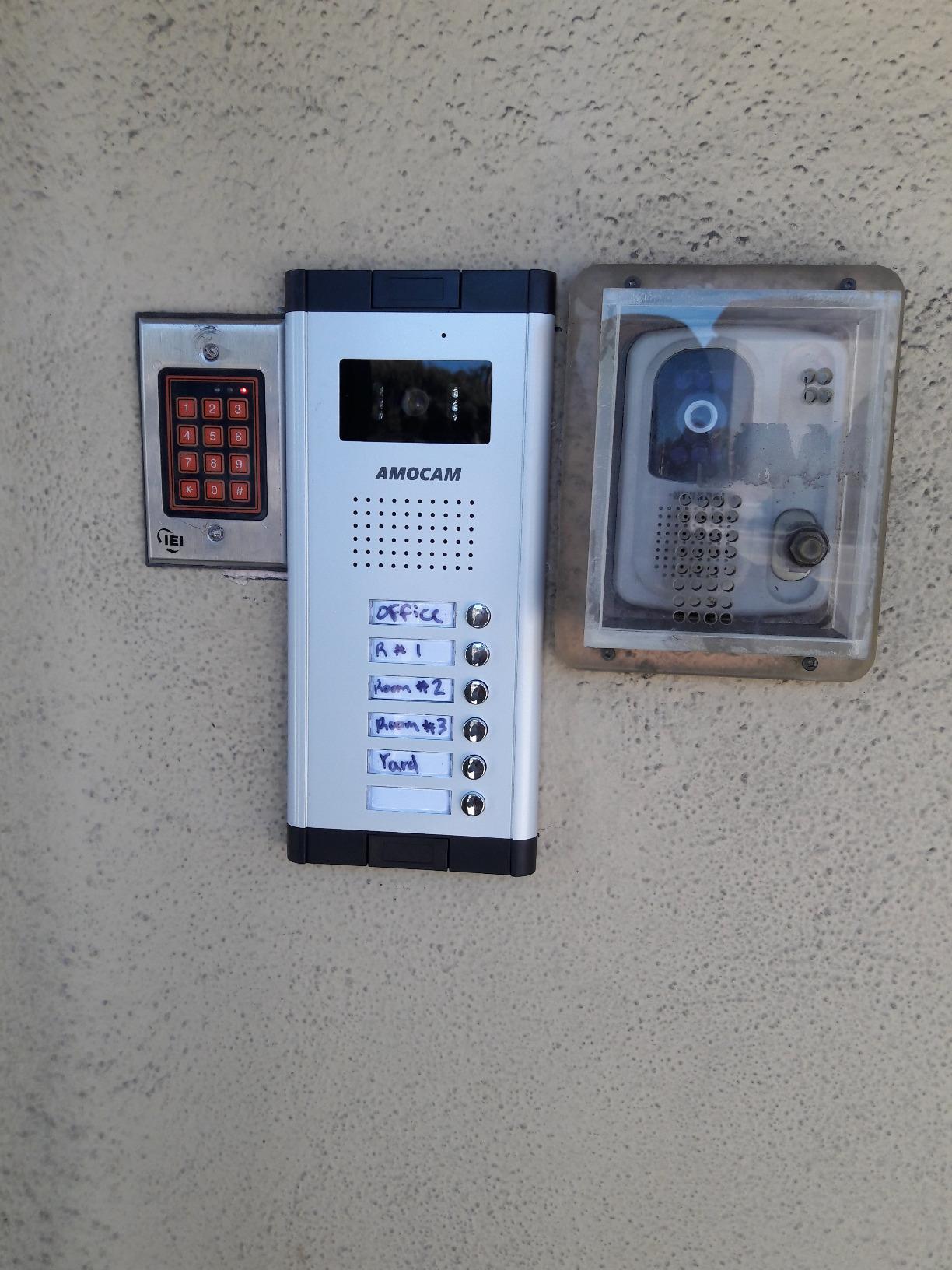 Apartment Video Intercom System, 4 Units Household Video Doorbell customer photo 1