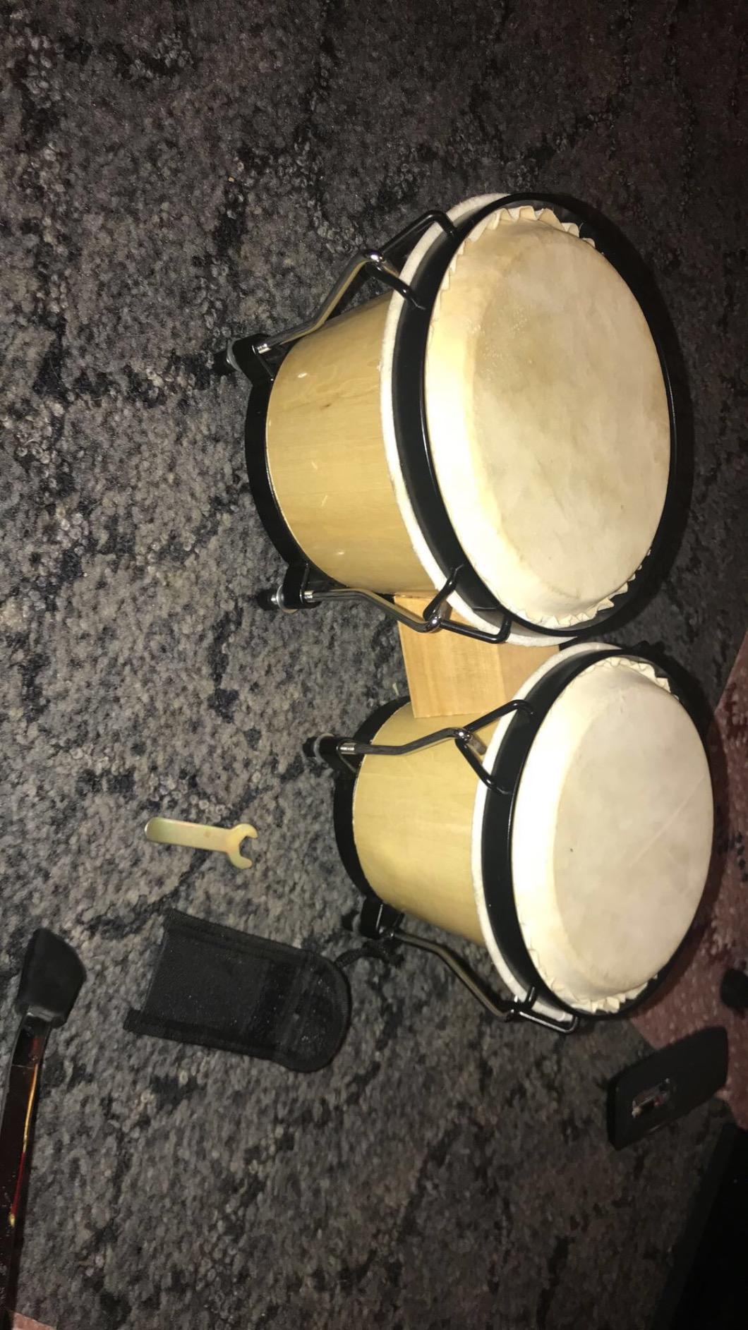 Bongo Drum Set 6 and 7 Inch for Adults & Beginners customer photo 1