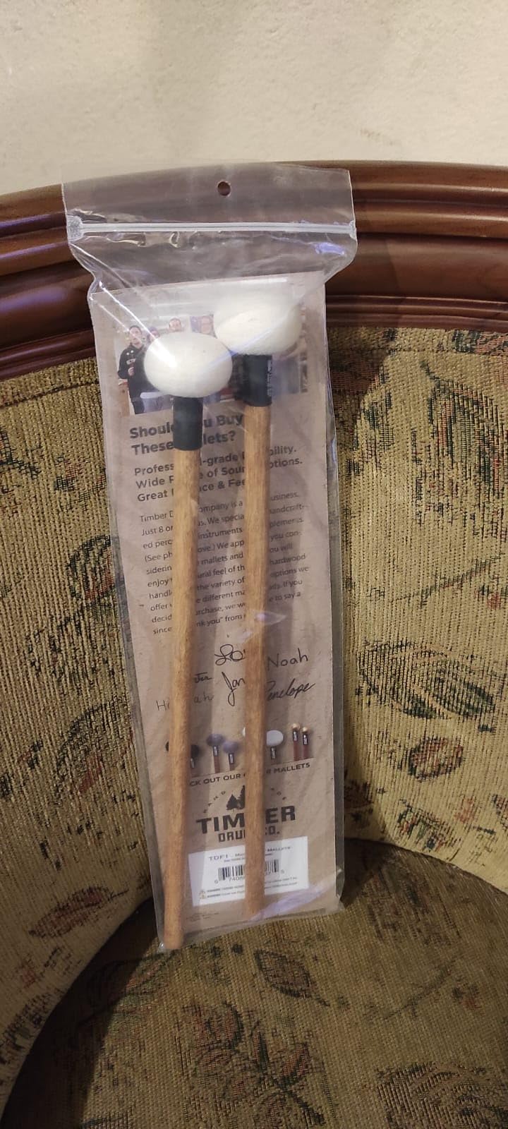 Tongue Drum/Marimba Mallets — MADE IN U.S.A. Percussion customer photo 2