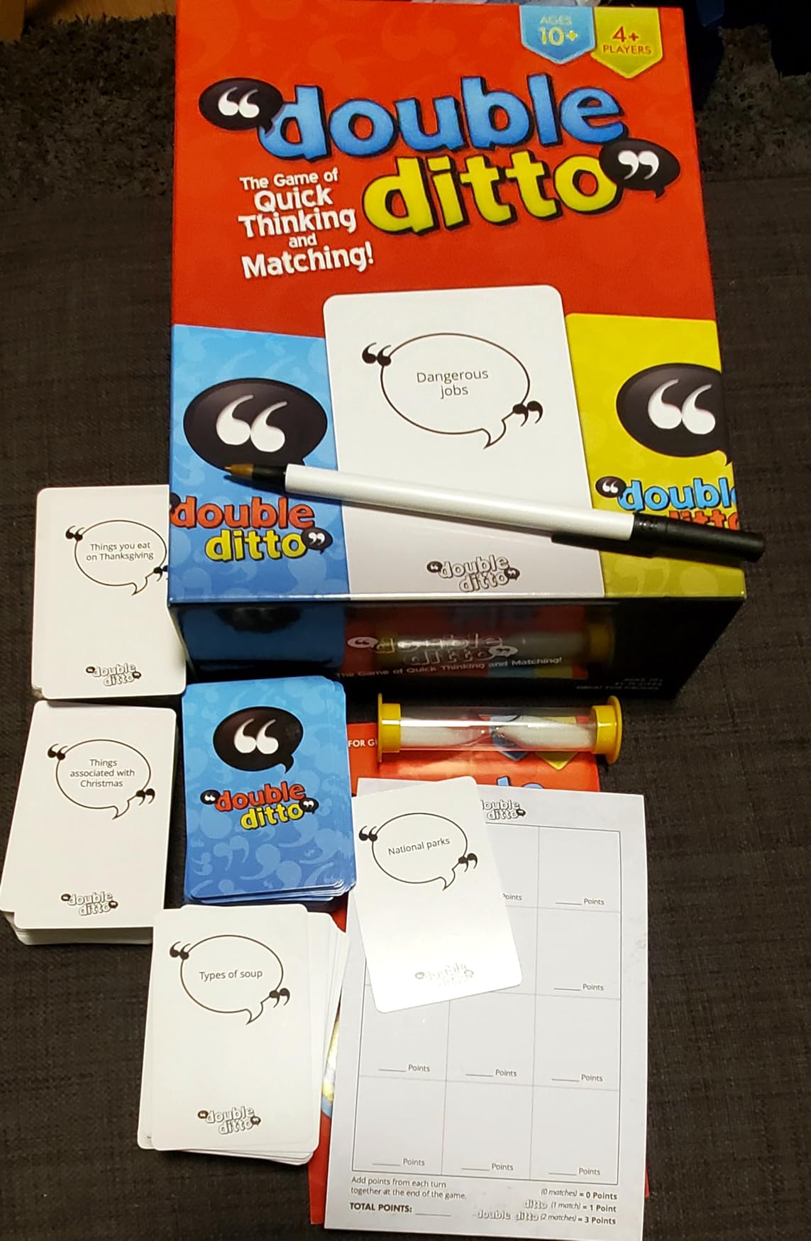 Inspiration Play Double Ditto - a Hilarious Award-Winning Family Party Game for 4-20 Players (Ages 8 and up) customer photo 1