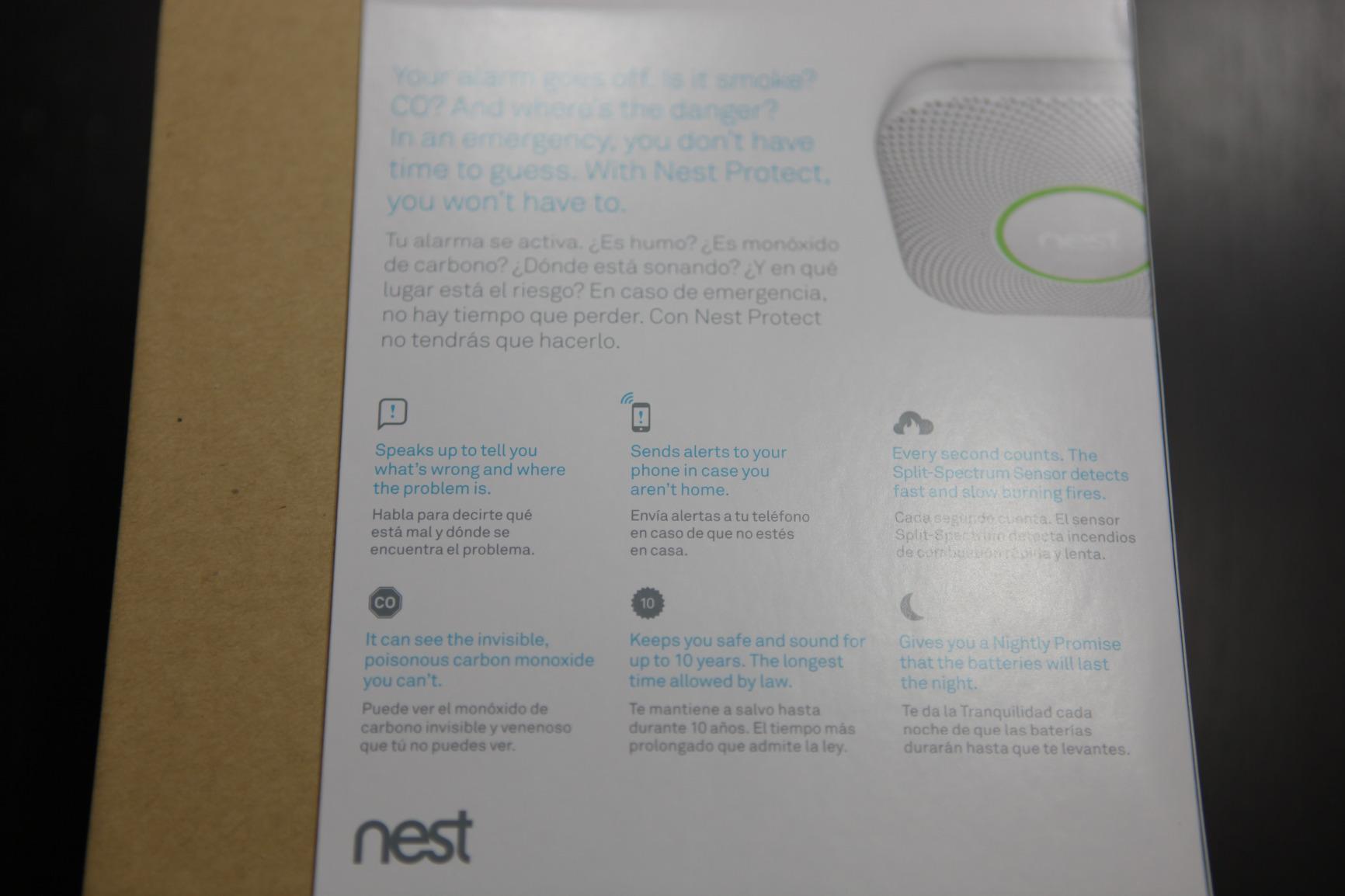 Google Nest Protect - Smoke Alarm - Smoke Detector and Carbon Monoxide Detector - Wired, White customer photo 2