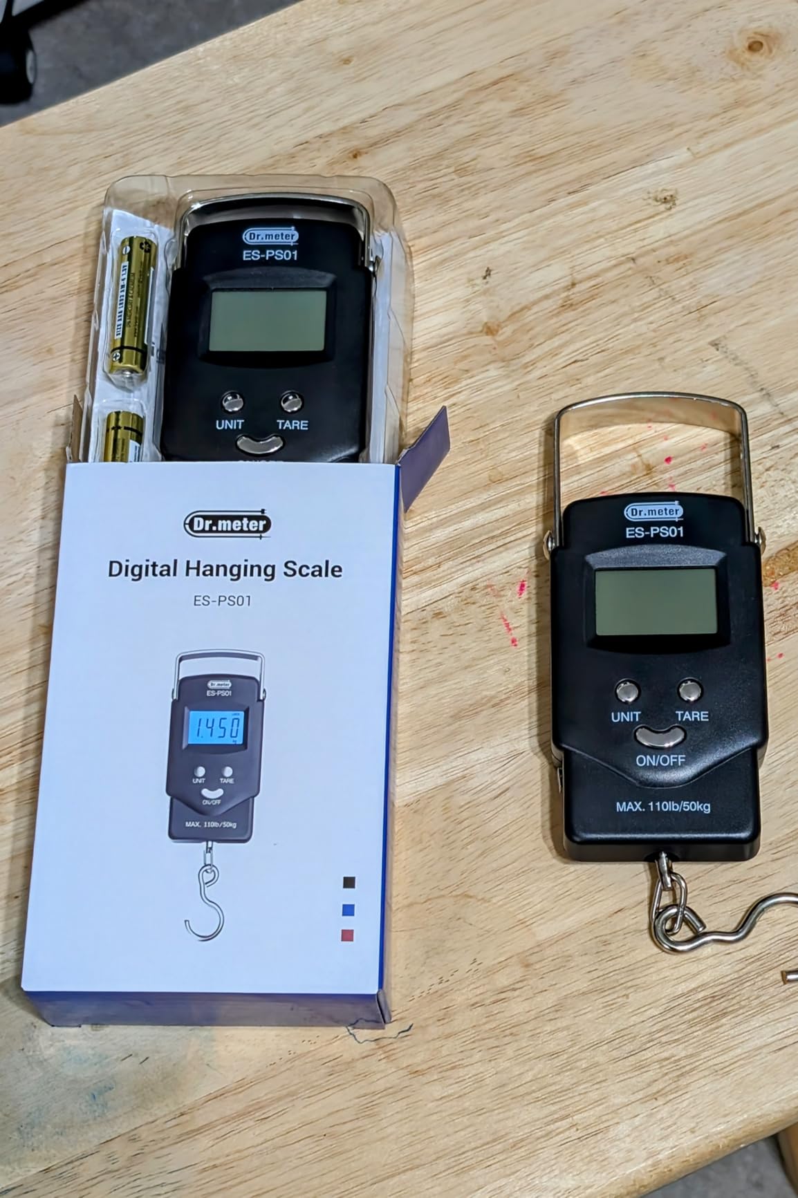 Dr.meter Fish Scale, 110 lb Digital Luggage Scale with Tape customer photo 2