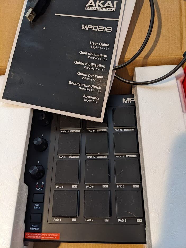 Akai Professional MPD218 USB MIDI Pad Controller customer photo 1