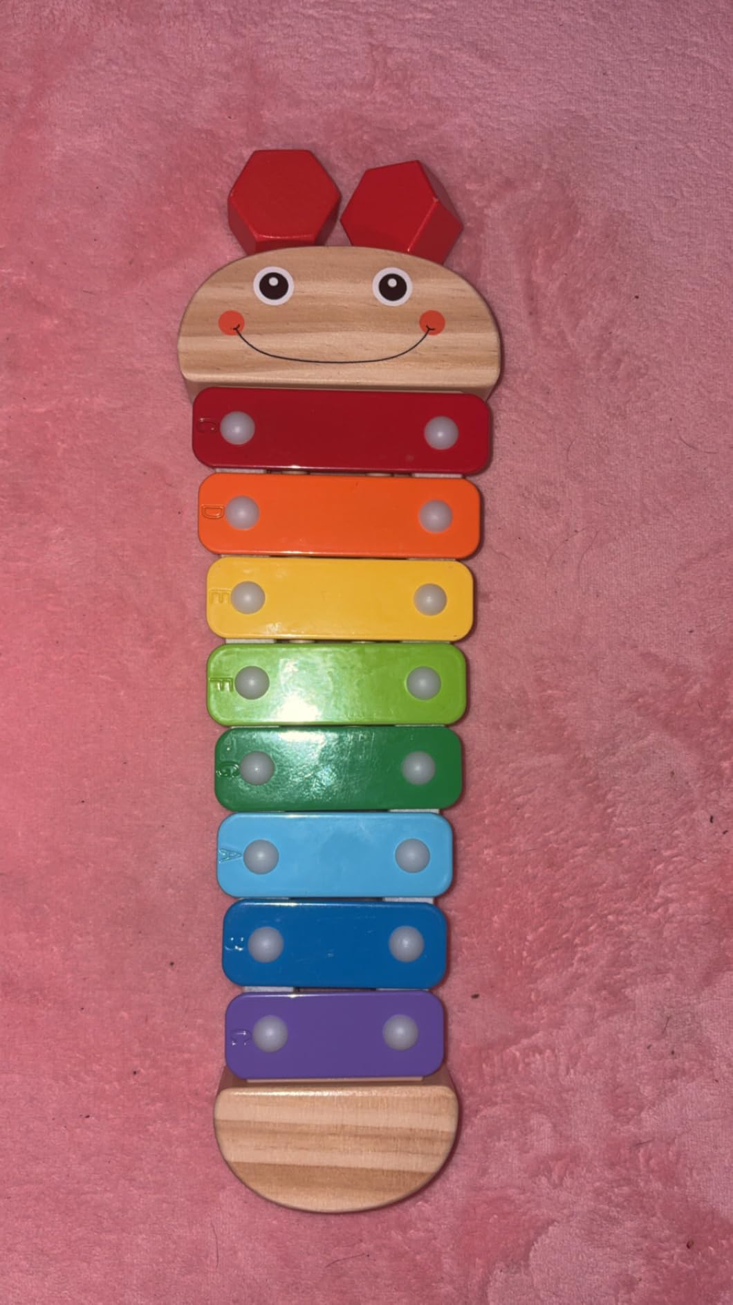 Melissa & Doug Caterpillar Wooden Xylophone Musical Toy Set customer photo 1