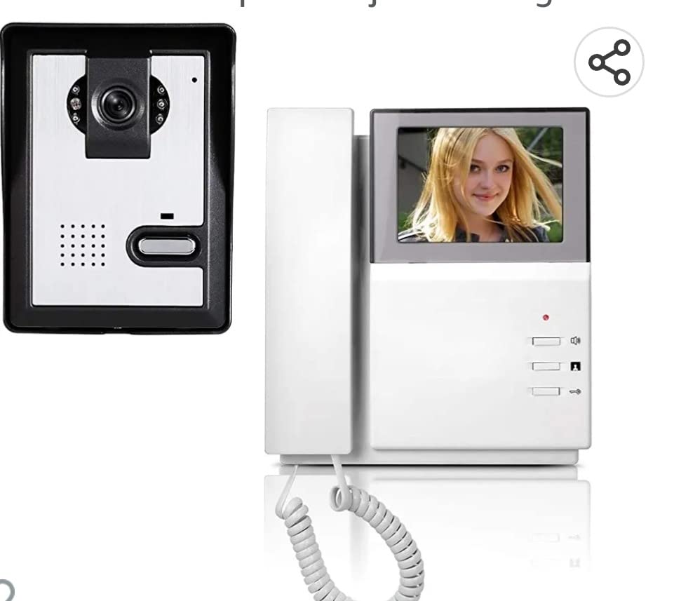 Video Doorbell Intercom System, 4.3 Inch Monitor Video Door Phone customer photo 1