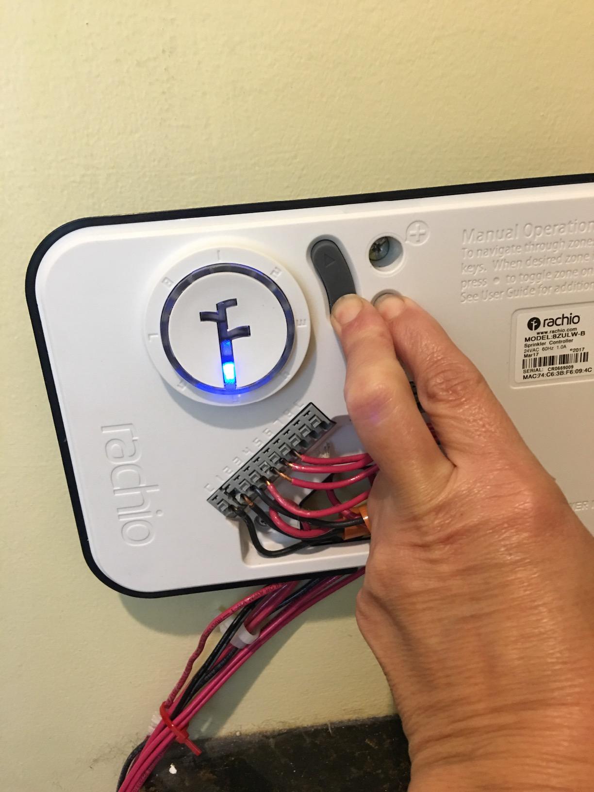 Discontinued Rachio WiFi Smart Lawn Sprinkler Controller, 8-Zone 2nd Generation, Alexa Compatible with Rain, Freeze and Wind Skip (8ZULW-B) customer photo 1