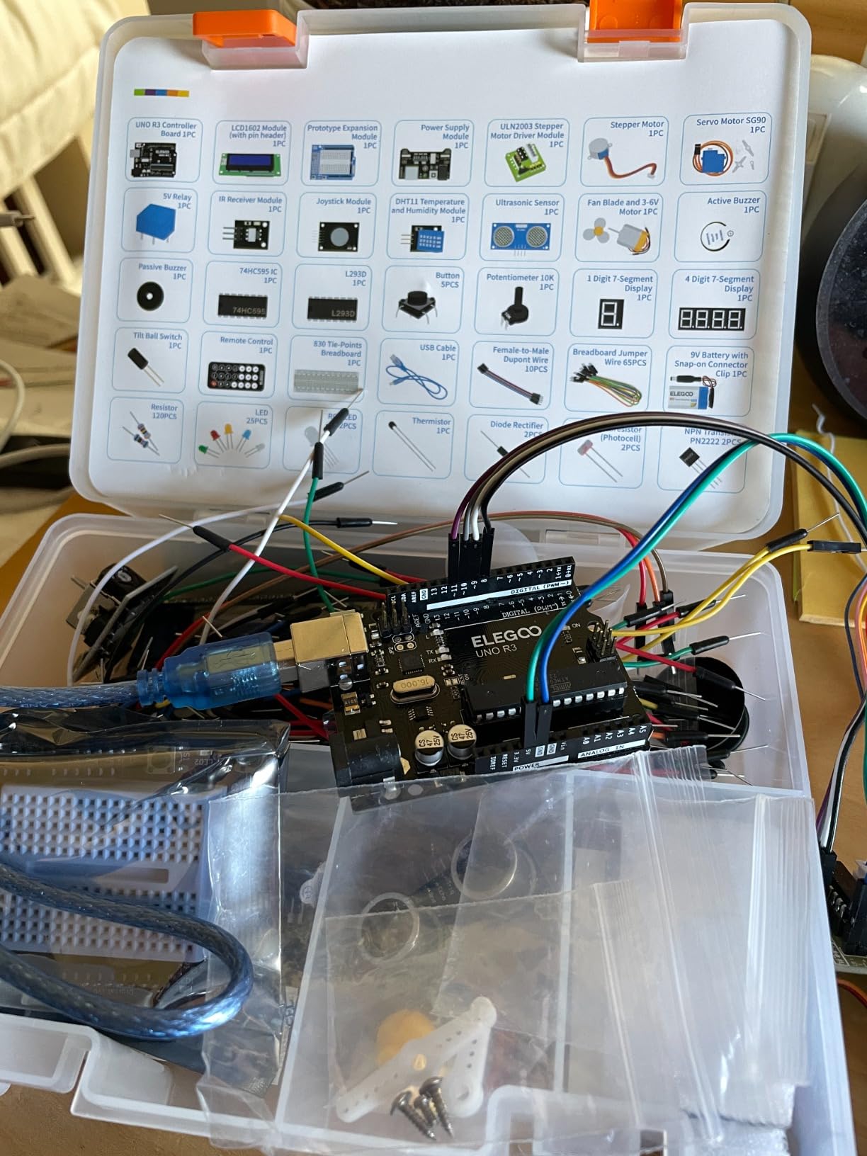 ELEGOO UNO R3 Project Super Starter Kit with PDF Tutorial for Beginners customer photo 2