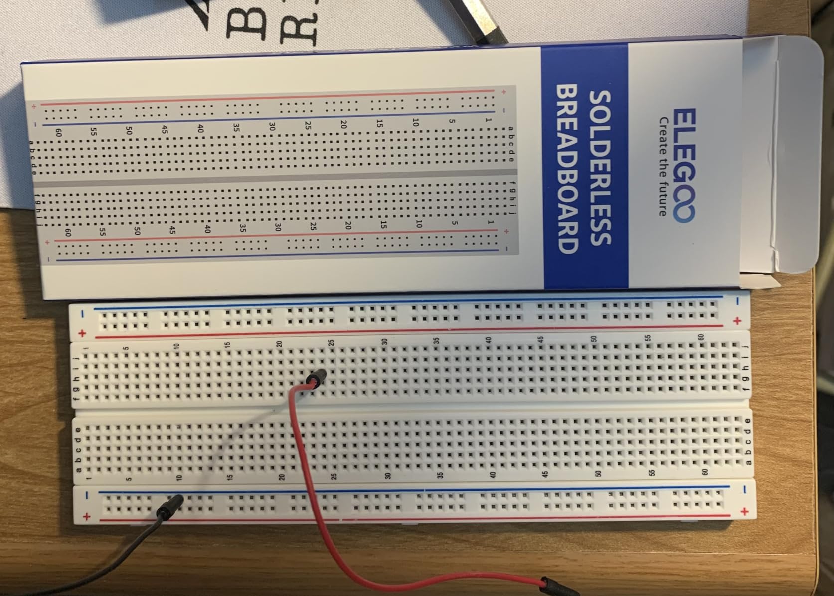 ELEGOO 3pcs Breadboard 830-Point Solderless Prototype PCB Board Kit customer photo 2