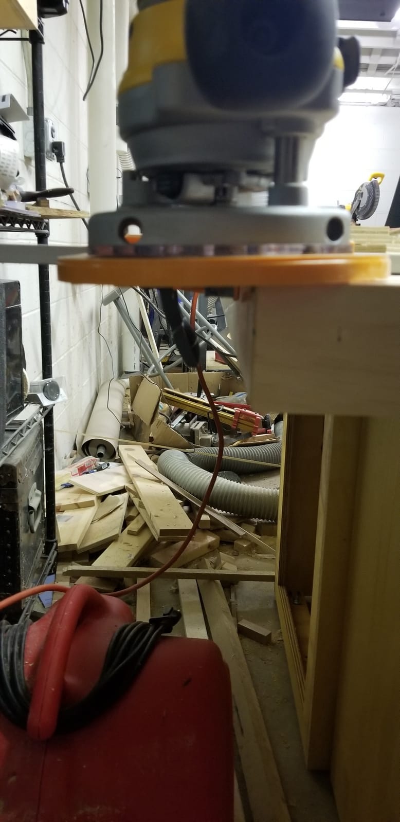 Bora Router Dado Jig, The Woodworking Router Guide That Allows for Precise, Straight Dados, Rabbets, and Mortises | 542005, Orange customer photo 1