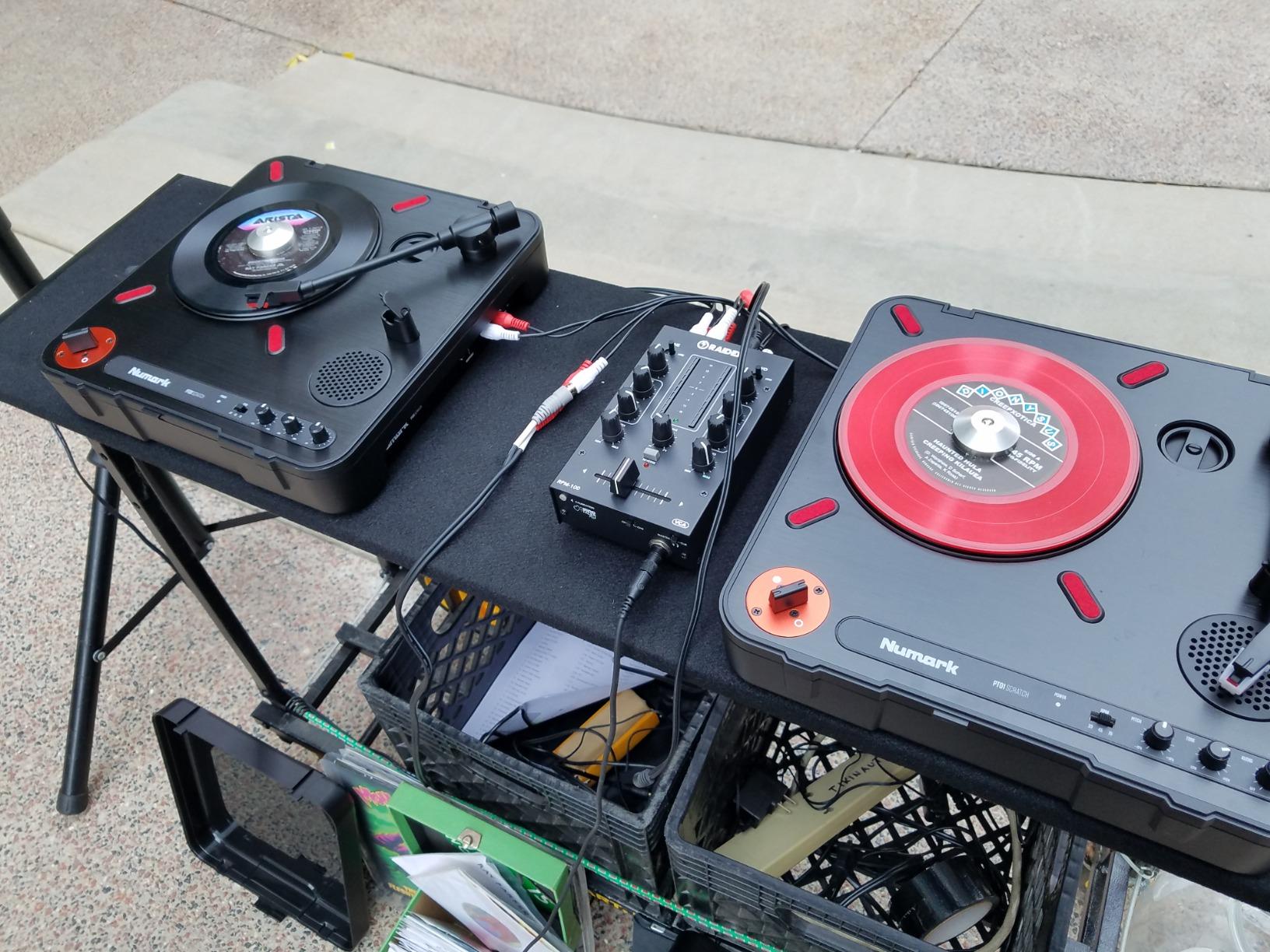 Numark PT01 Scratch Portable DJ Turntable customer photo 1