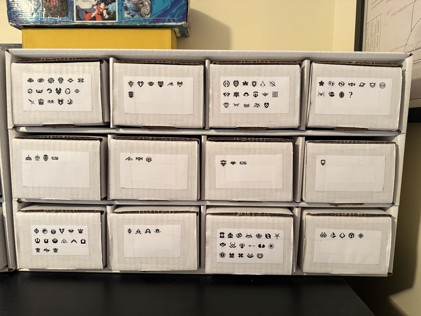 BCW Card House with 12 800-Count Storage Boxes, Holds 9,600 Cards customer photo 2