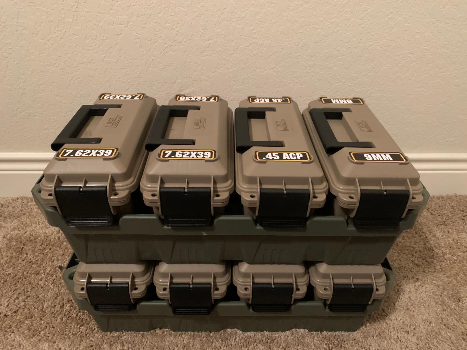 MTM AC4C 4-Can Ammo Crate, 30 Caliber, Dark Earth/Army Green customer photo 2