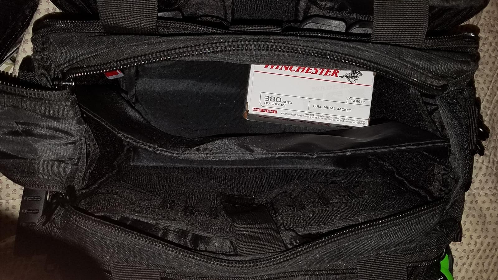 Orca Tactical Gun Range Bag for Shooting – 3+ Compact Pistol Revolver Range Bag for Handguns and Ammo – Self Standing Gun Bag – Handguns Bag with Durable Double Stitching Lockable YKK Zippers customer photo 1