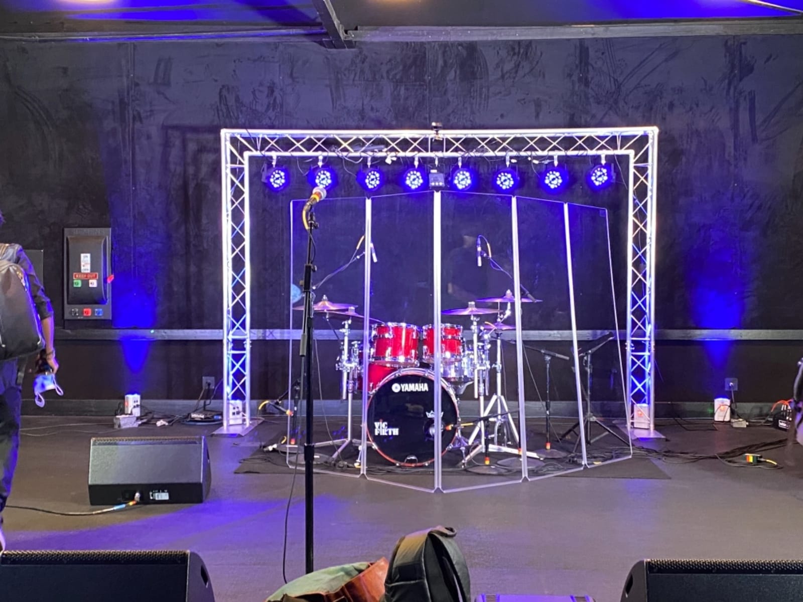 CO-Z 8-Pack 18 RGB LED Stage Lights with DMX Controller for DJ Lighting customer photo 2