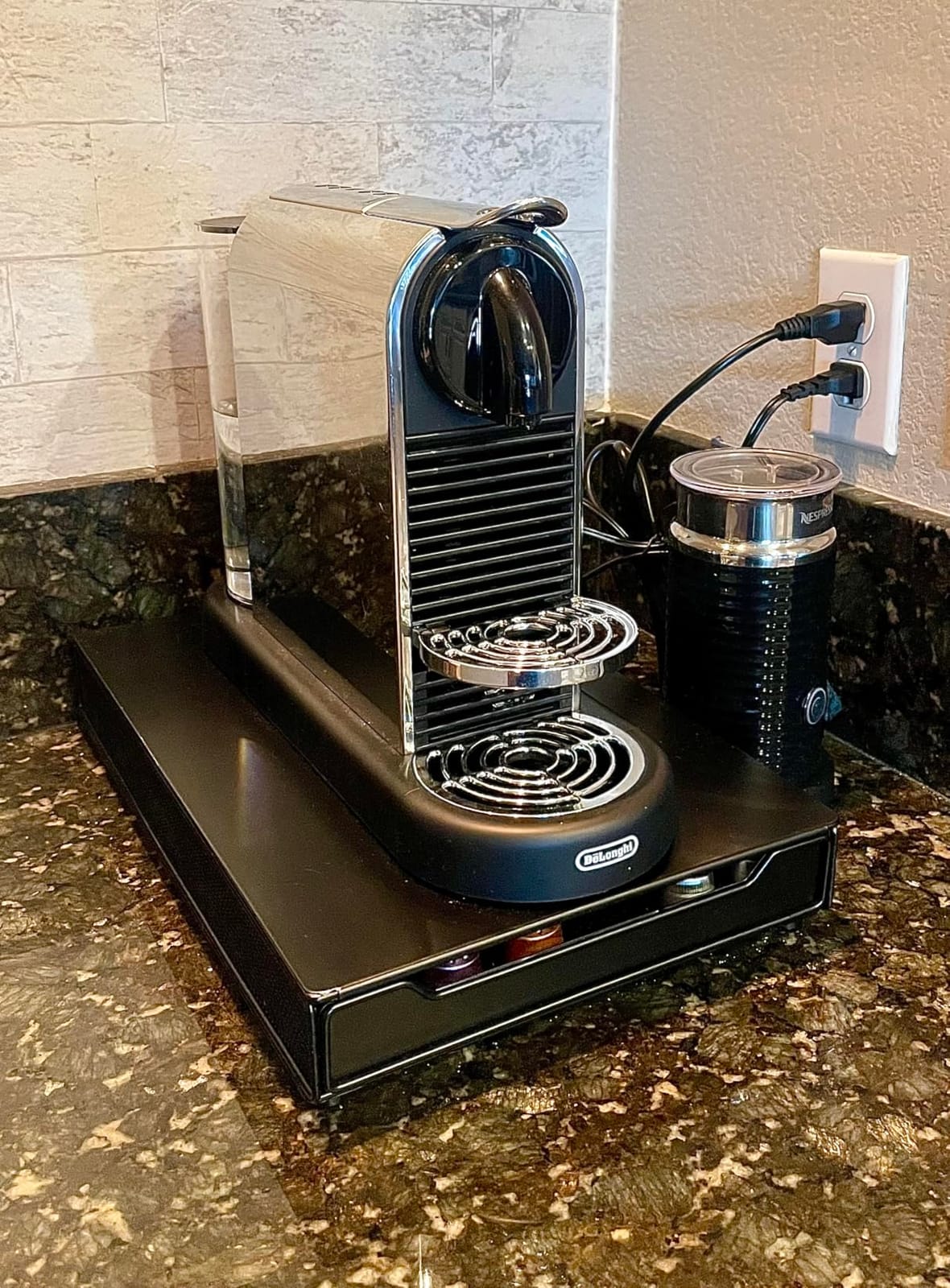 Nespresso Aeroccino 3 Milk Frother, Black, Steel | Steel customer photo 2