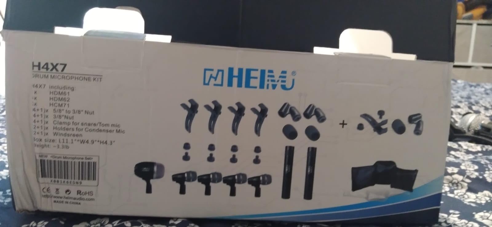 Wired Microphone Kit for Drum and Other Musical Instruments … (A Whole Set Mic) customer photo 1
