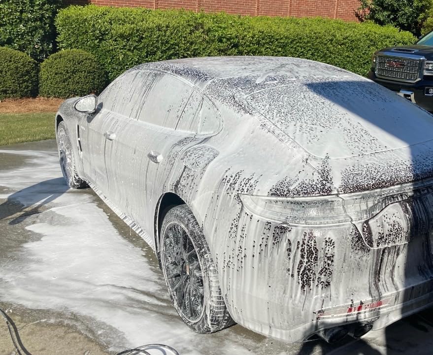 McKillans Foam Cannon for Pressure Washer (Wide Mouth) - Car Wash Snow Foam Cannon Lance Pressure Washer Soap Dispenser for Car Washing with Adjustable Thick Foam + 1/4 Quick Connector customer photo 2