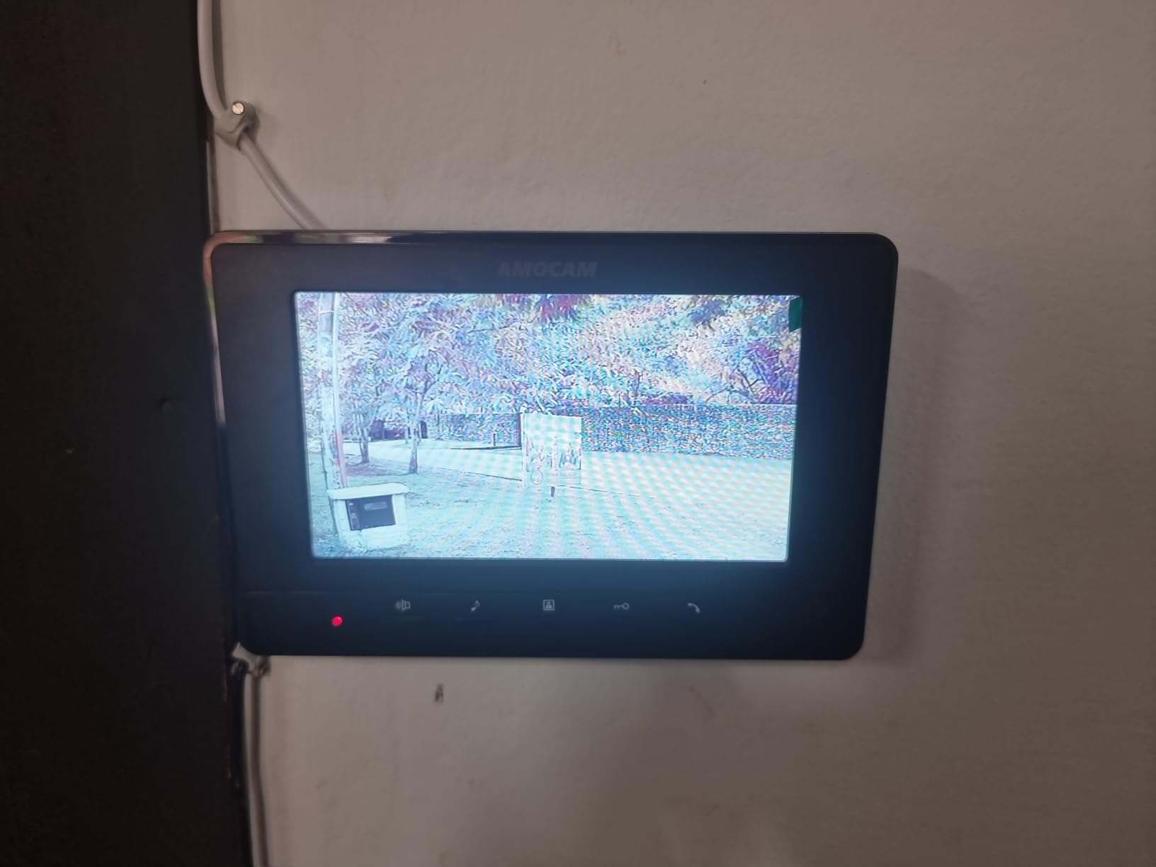Wired Video Intercom System, 7 Inch Video Doorbell Door Camera Kit customer photo 1