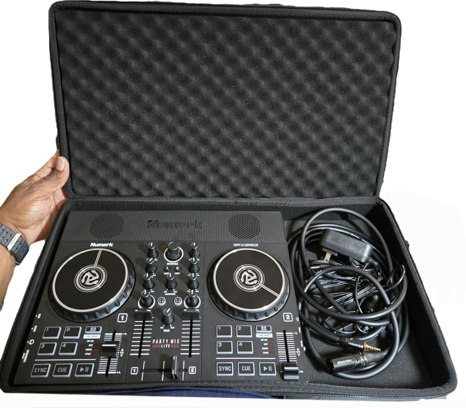 khanka Hard Travel Case Replacement for Pioneer PRO DJ (DDJ-FLX4) 2-deck Rekordbox Pioneer Smart DJ Controller customer photo 1