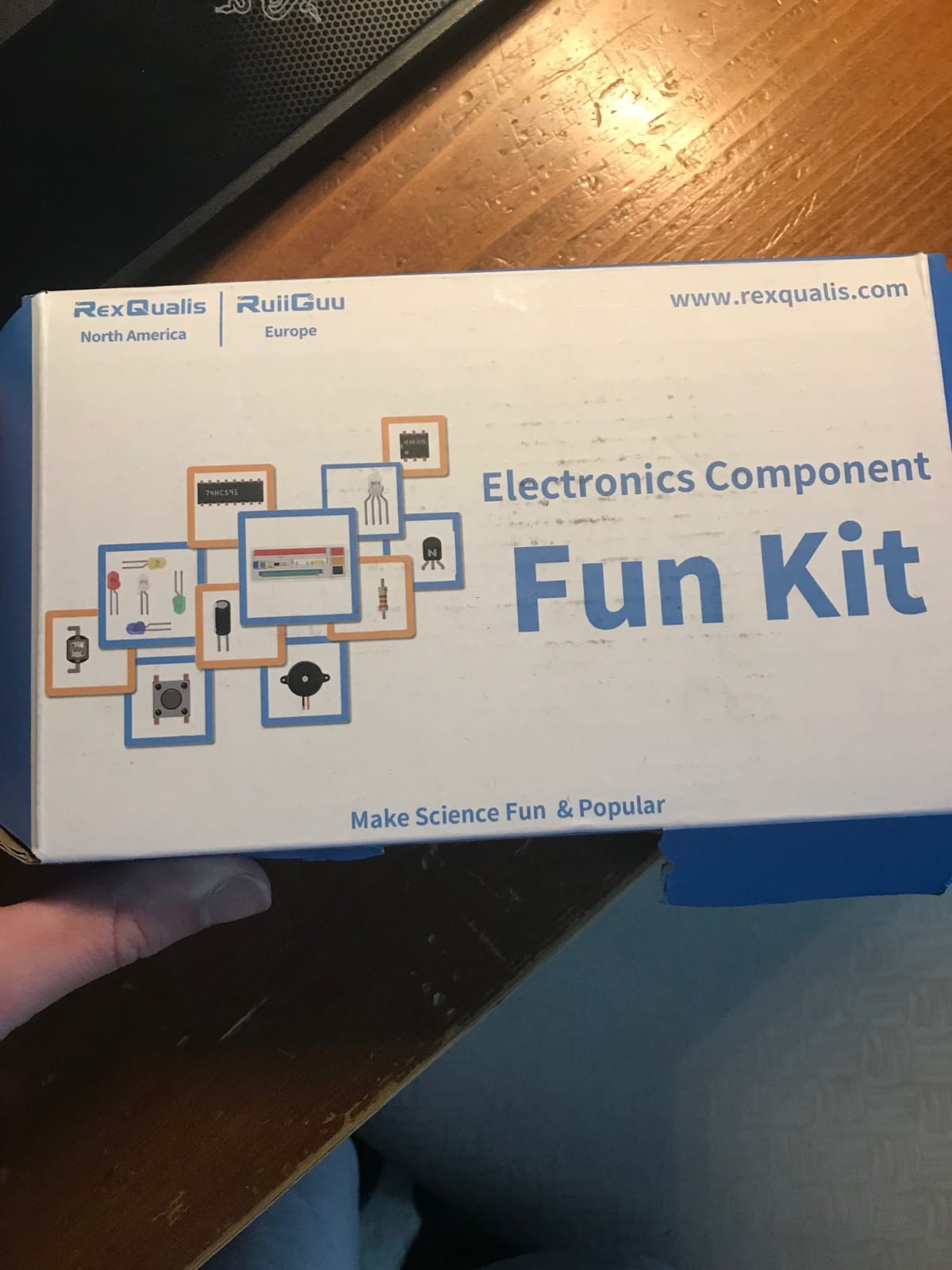 REXQualis Electronics Component Fun Kit w/Power Supply Module, Jumper Wire, 830 tie-Points Breadboard, Precision Potentiometer,Resistor Compatible with Arduino, Raspberry Pi, STM32 customer photo 1