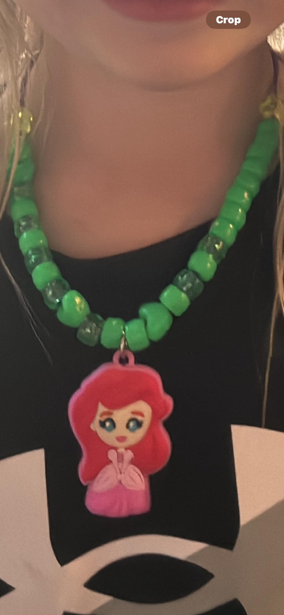 Disney Princess Necklace Activity Case – Jewelry Making Kit with Beads, Charms & Strings – Create Custom Princess Necklaces – Craft Gift for Girls Ages 3+ – Portable Storage Case Included customer photo 2
