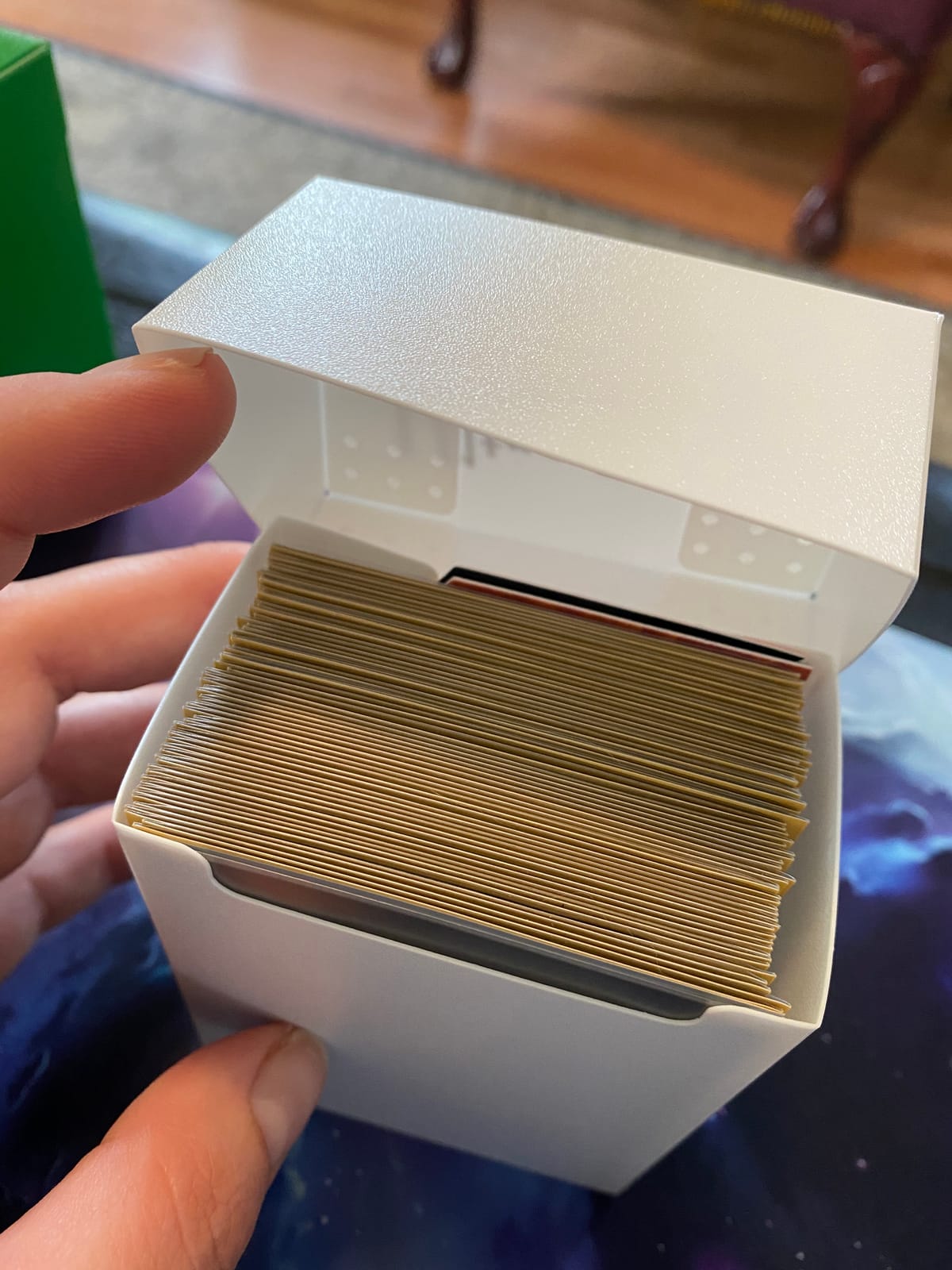 Ultra Pro Multicolor Deck Box for Trading Cards, MTG & Pokémon, 5 Pack | Archival-Safe Polypropylene Material, Holds Up To 80 Sleeved Cards, Self-Locking Lid, Compact Deck Organization customer photo 2