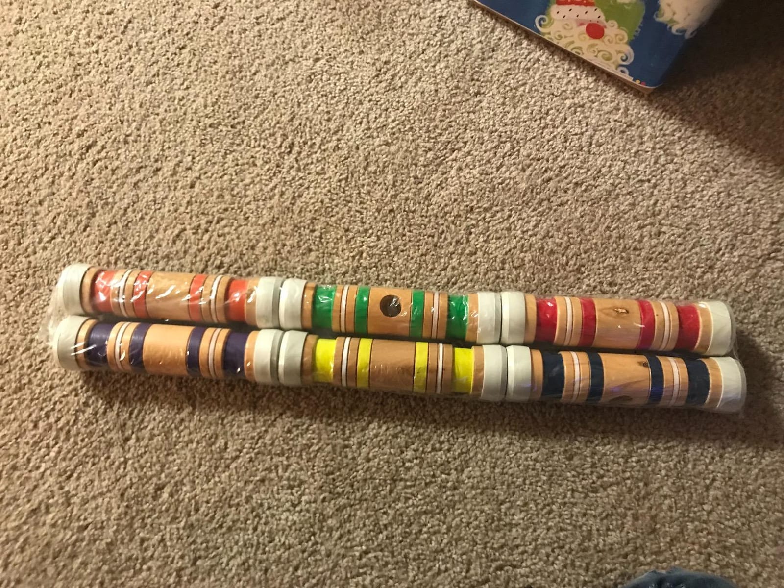 Juegoal Six Player Croquet Set with Wooden Mallets Colored Balls for Lawn, Backyard and Park, 28 Inch customer photo 2