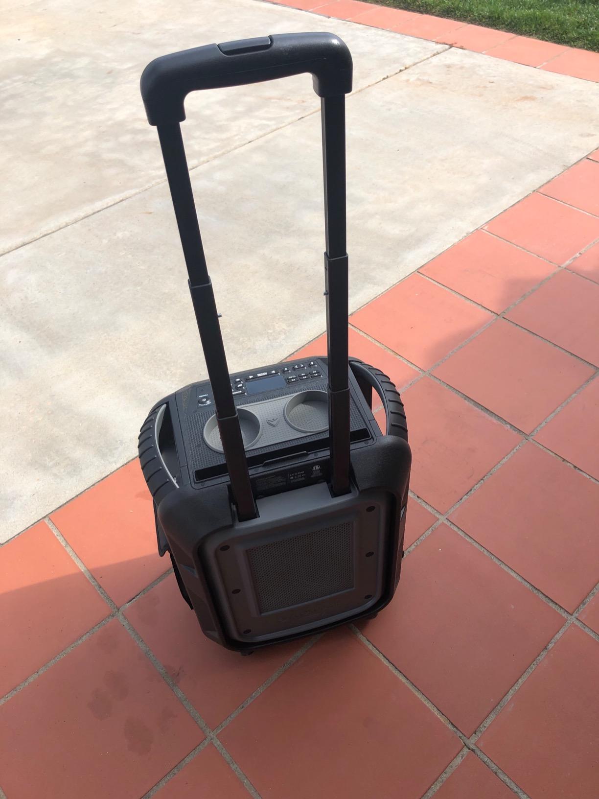 ECOXGEAR EcoBoulder+ GDI-EXBLD810 Rugged Waterproof Floating Portable Bluetooth Wireless 100 Watt Speaker and PA System (Gray) customer photo 1