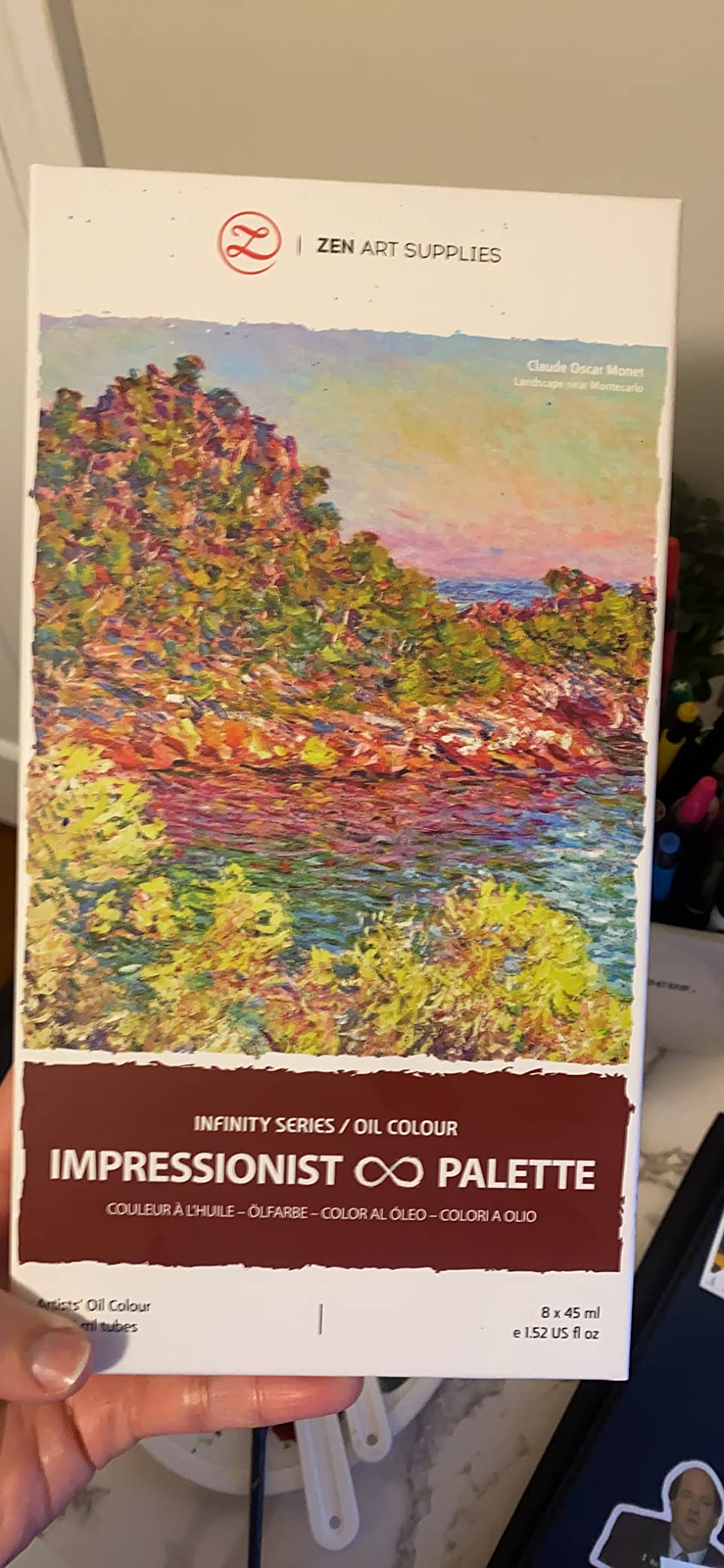 ZenART Professional Oil Paint Set - Artist Grade Old Masters Colors- 8x50ml customer photo 2
