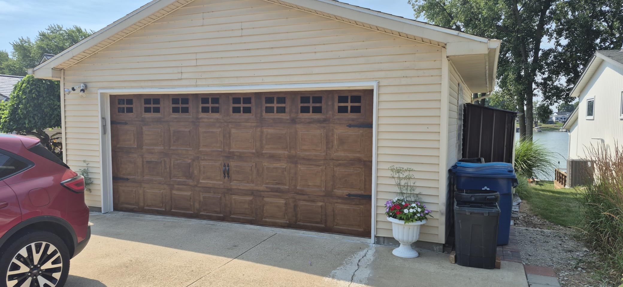 Giani Wood Look Paint Kit for Garage Doors (English Oak) customer photo 2