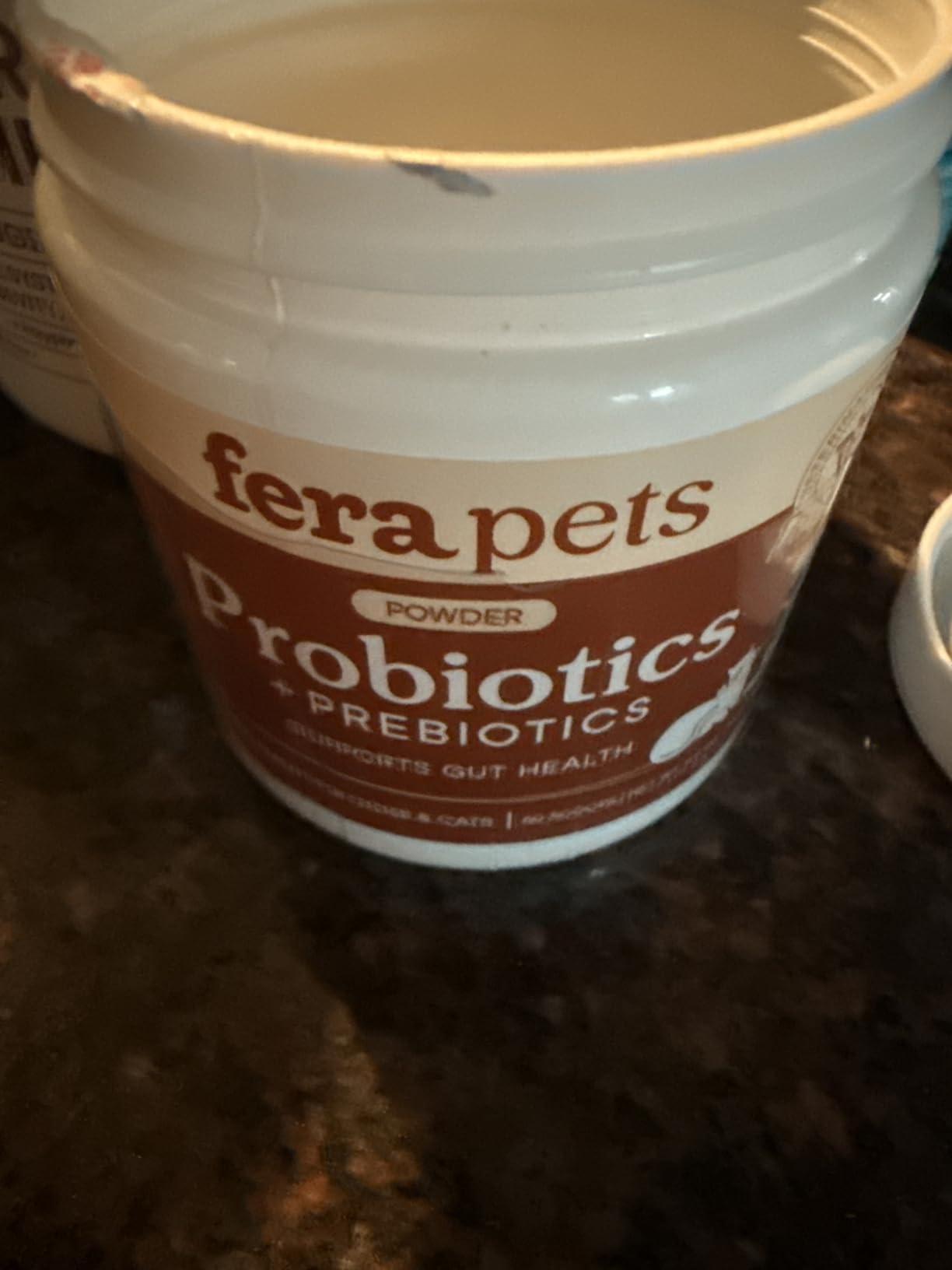 Fera Pets Organic Probiotics for Dogs & Cats with Prebiotics, 60 Scoops customer photo 2
