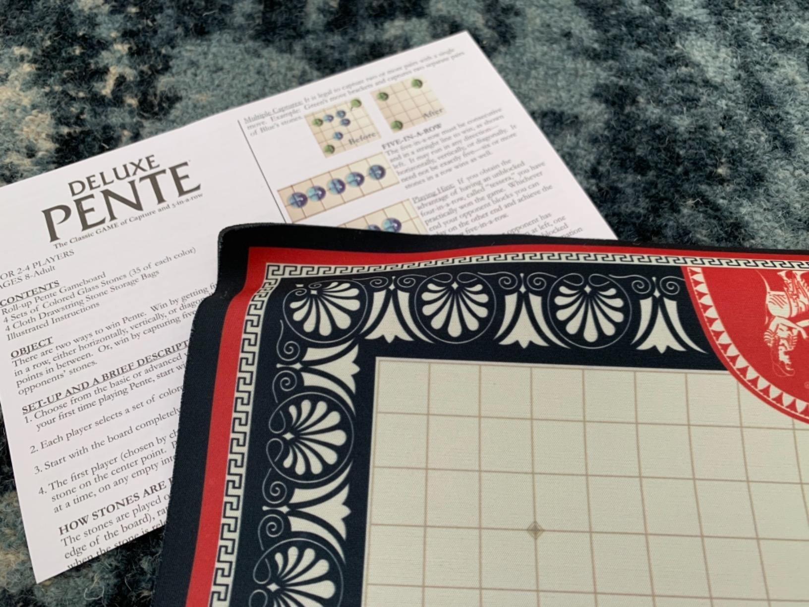 Deluxe Pente, Abstract Family Strategy Game, by Winning Moves Games USA customer photo 1