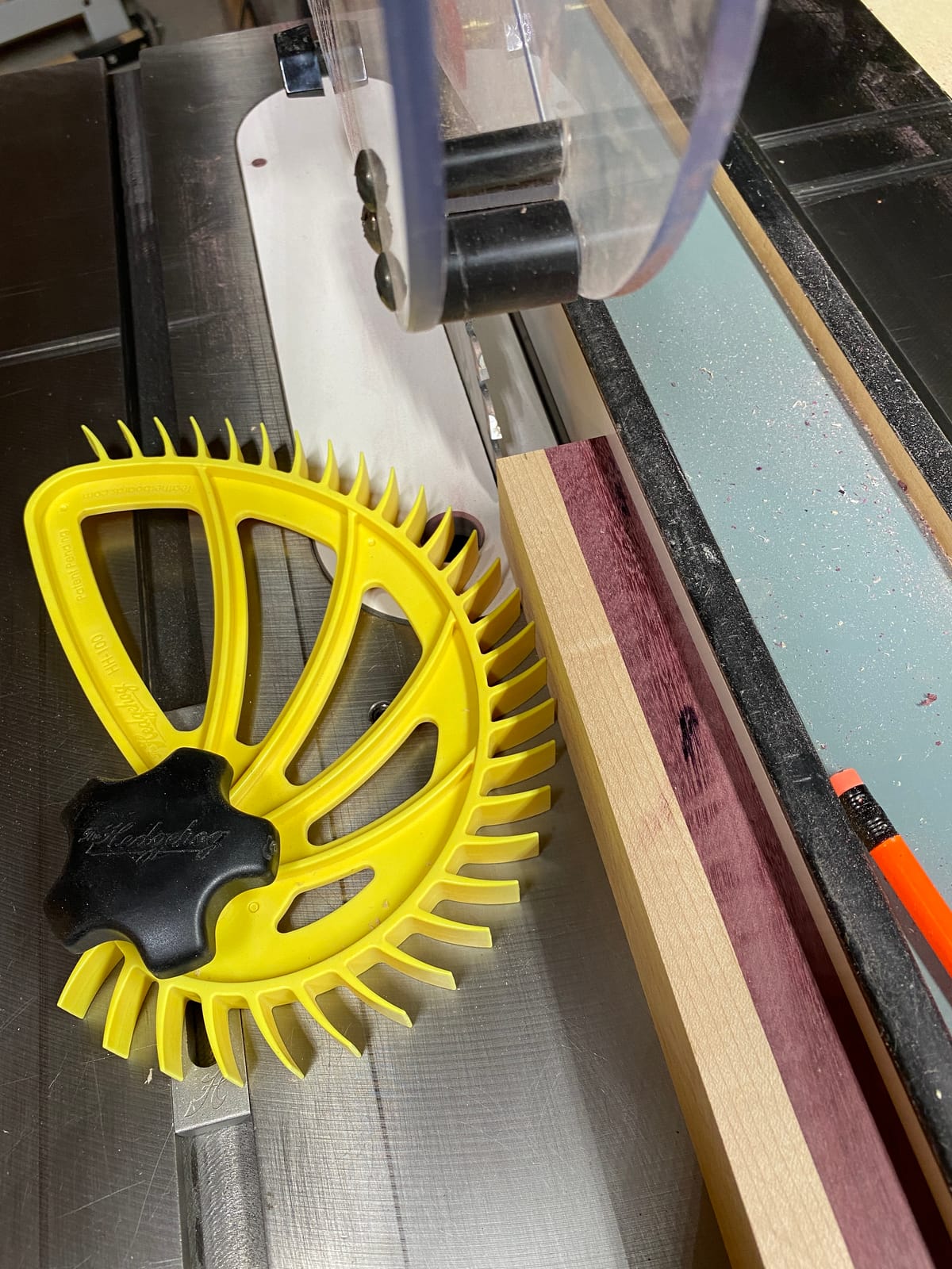 Hedgehog Spiral Featherboard for Table Saws and Router Tables customer photo 2